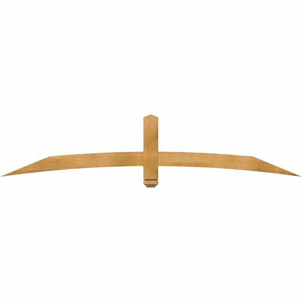 Ekena Millwork Bellingham Rough Sawn Timber Gable Bracket, Western Red Cedar, 84"W x 17"H x 2"D x 4"F, 5/12 Pitch GBW084X17X0204BEL00RWR - main